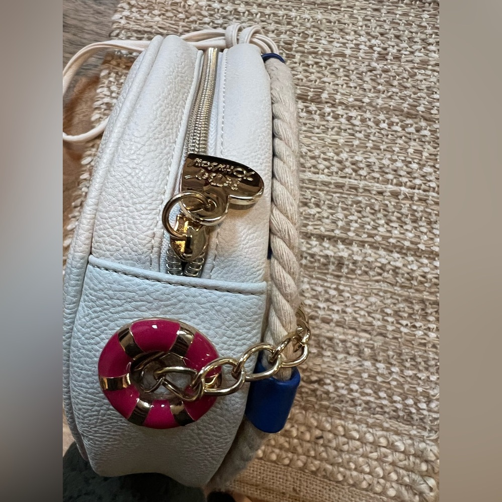 Betsey Johnson Nautical Themed Round Crossbody Bag - Picture 5 of 7